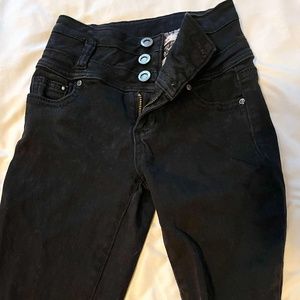 High Waisted Black Jeans
